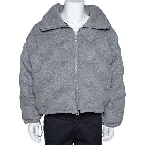 louis vuitton graue jacke